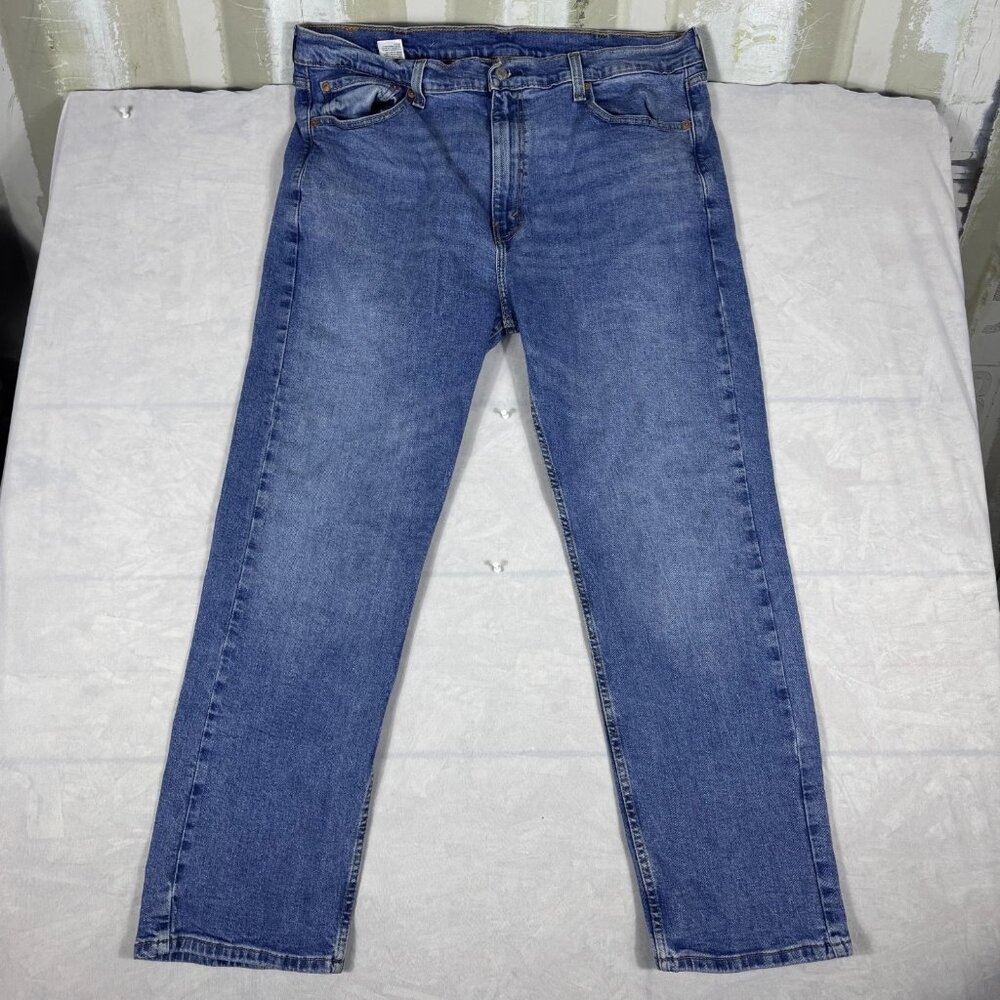 Levi's 505 Men's Straight Jeans Blue Denim Classic 5-Pocket Medium Wash 40x30